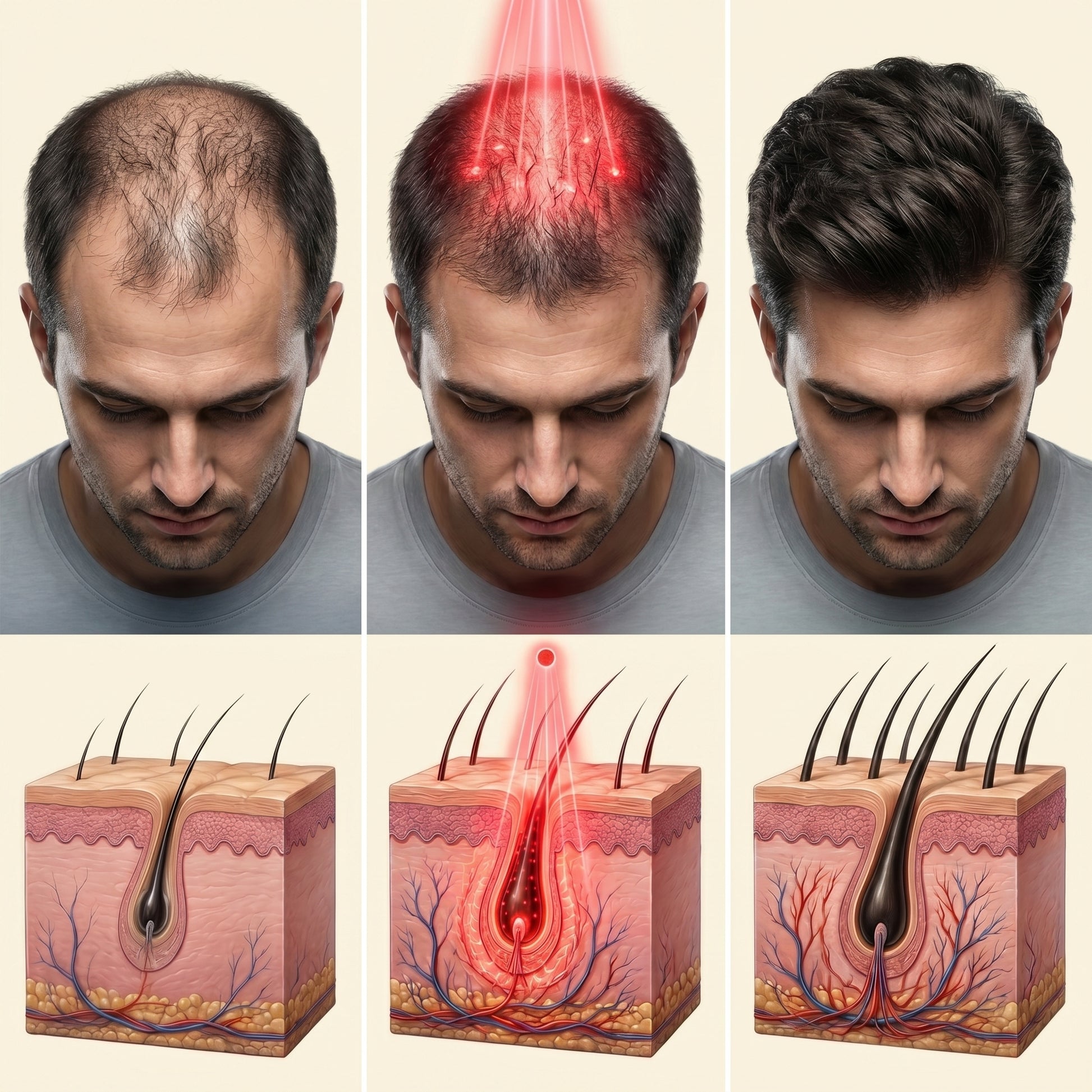 Stoppez la chute de vos cheveux — sans médicaments, sans clinique