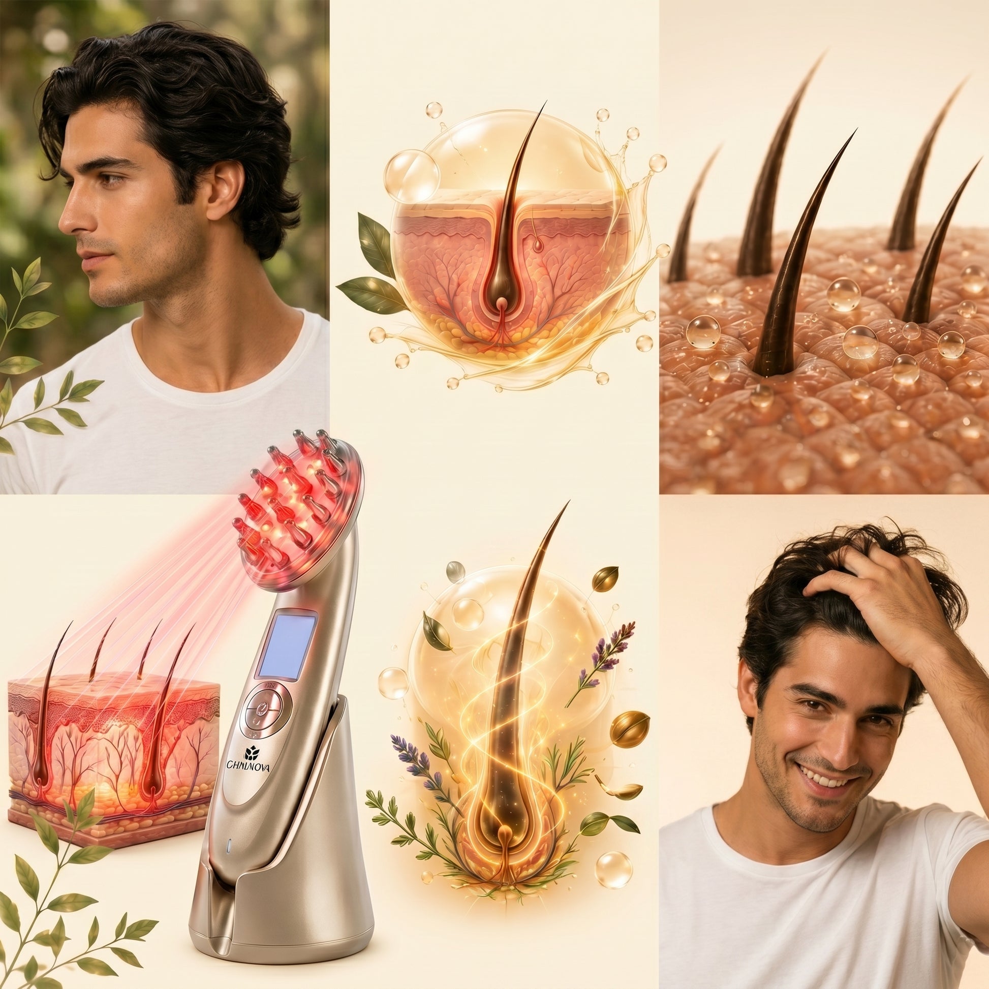 Stoppez la chute de vos cheveux — sans médicaments, sans clinique